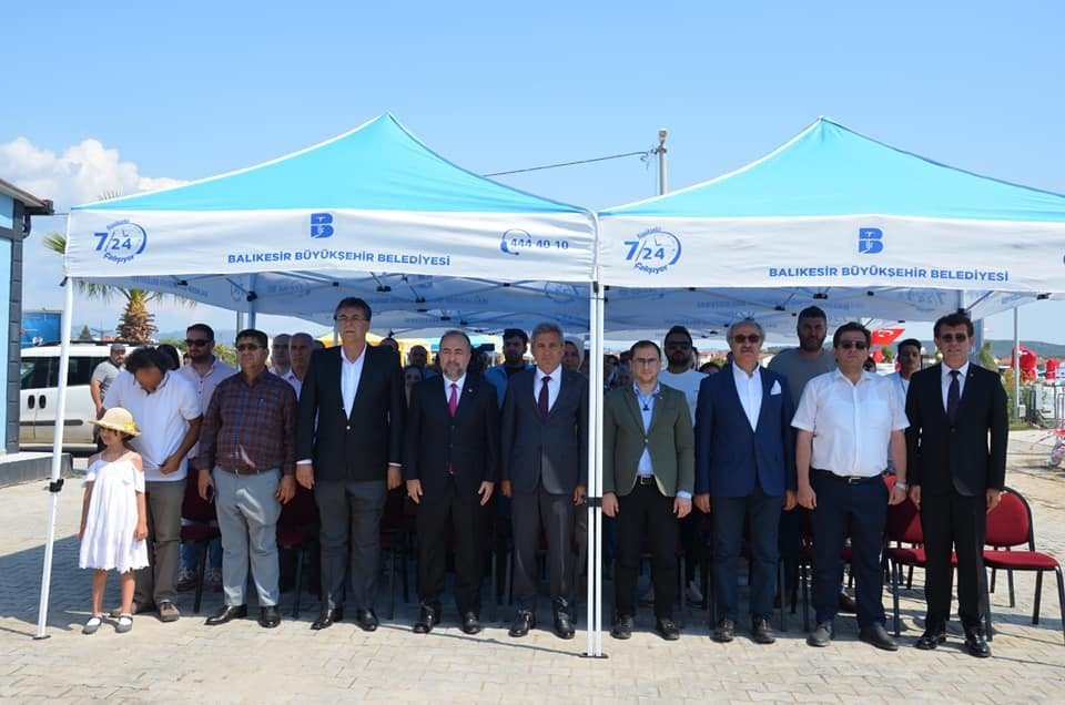 Gömeç Su Altı Heykel Galeri’sinde sergilenecek heykeller törenle açılı