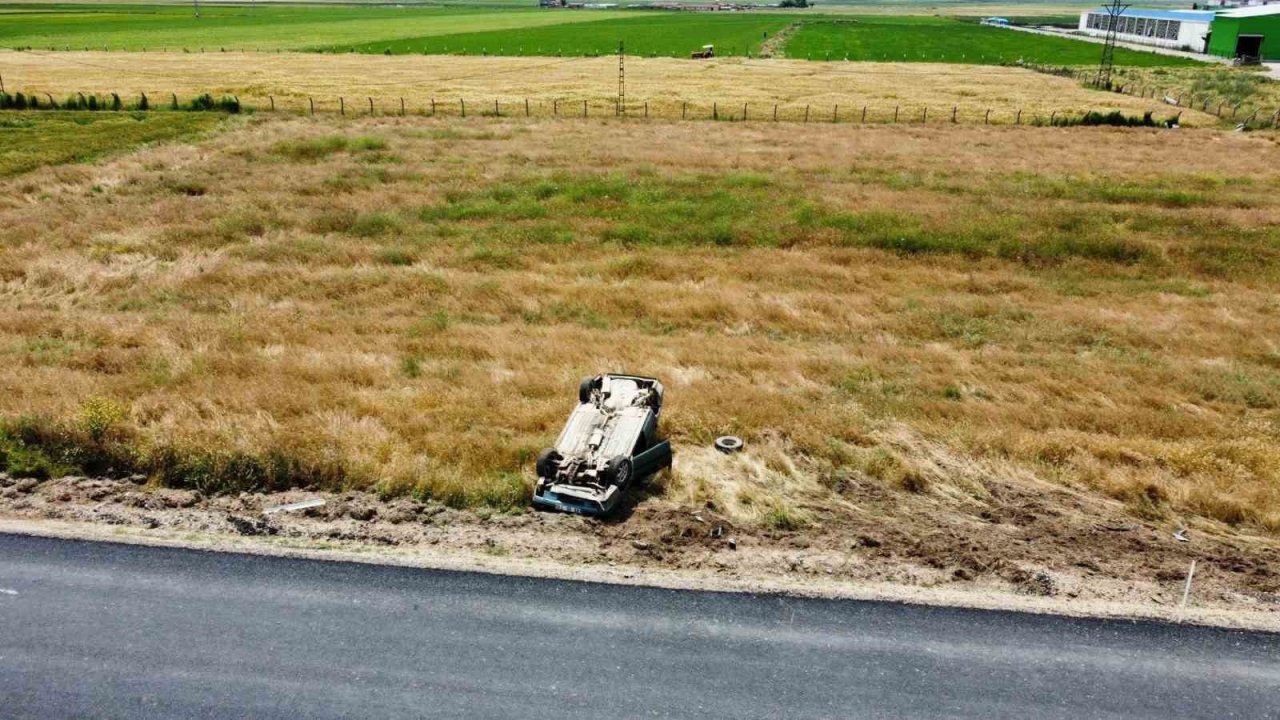 Afyonkarahisar’da trafik kazası, 3 kişi yaralandı