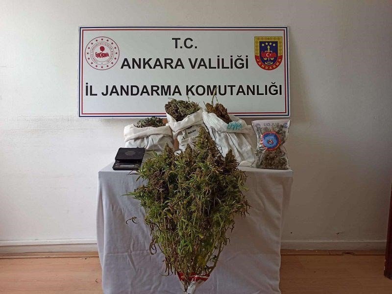 Başkentte çok sayıda çeşitli uyuşturucu madde ele geçirildi