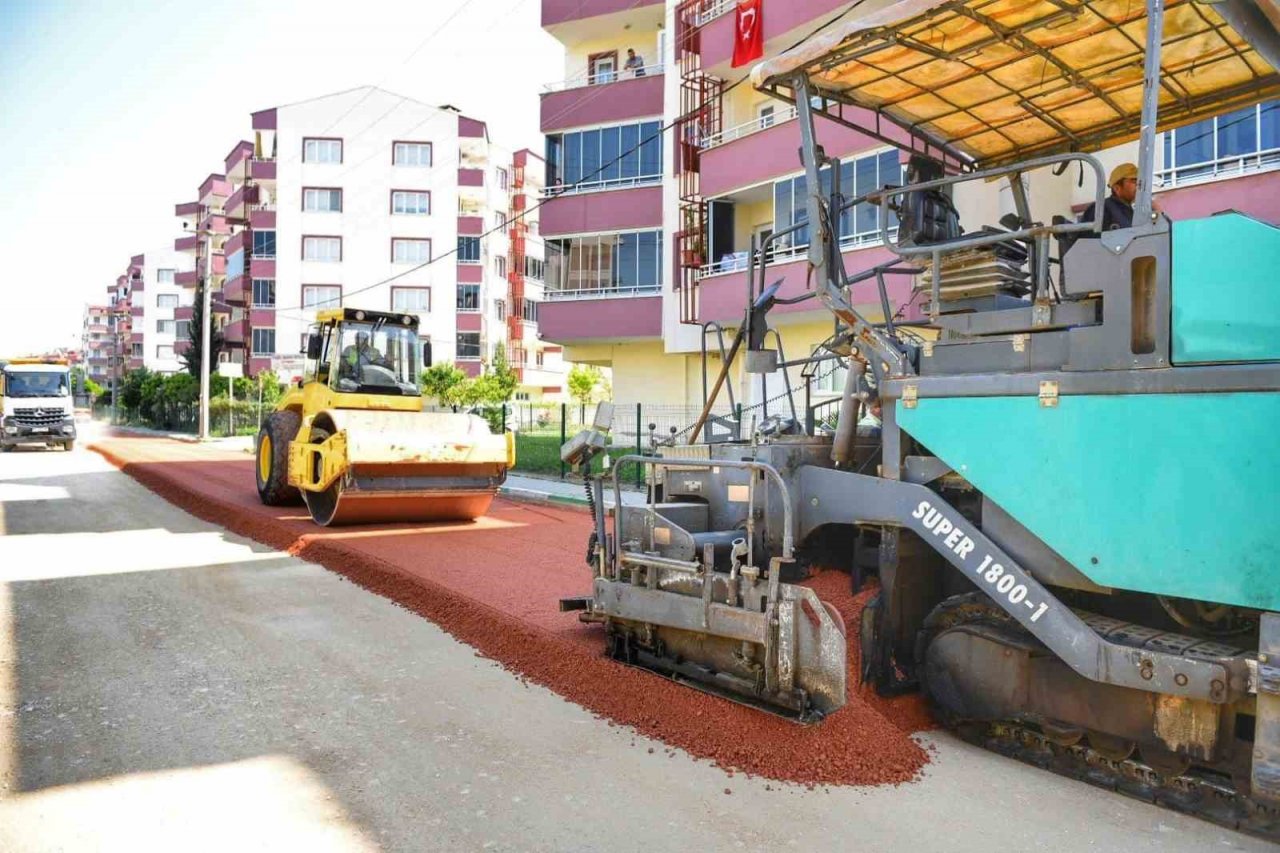 Yenişehir’de sokak ve caddeler asfaltlanıyor