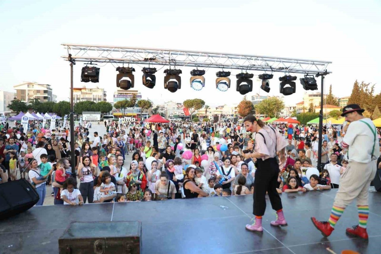Didimli çocuklar festivalde doyasıya eğlendi