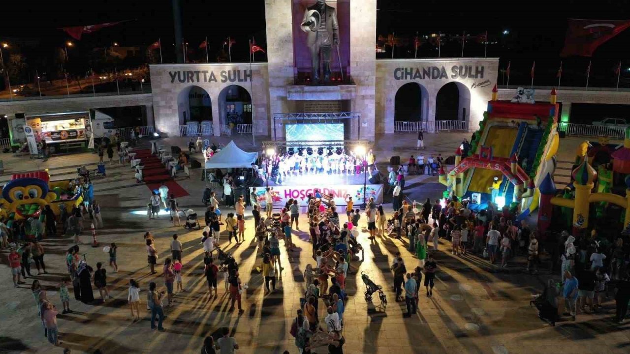 Didimli çocuklar festivalde doyasıya eğlendi