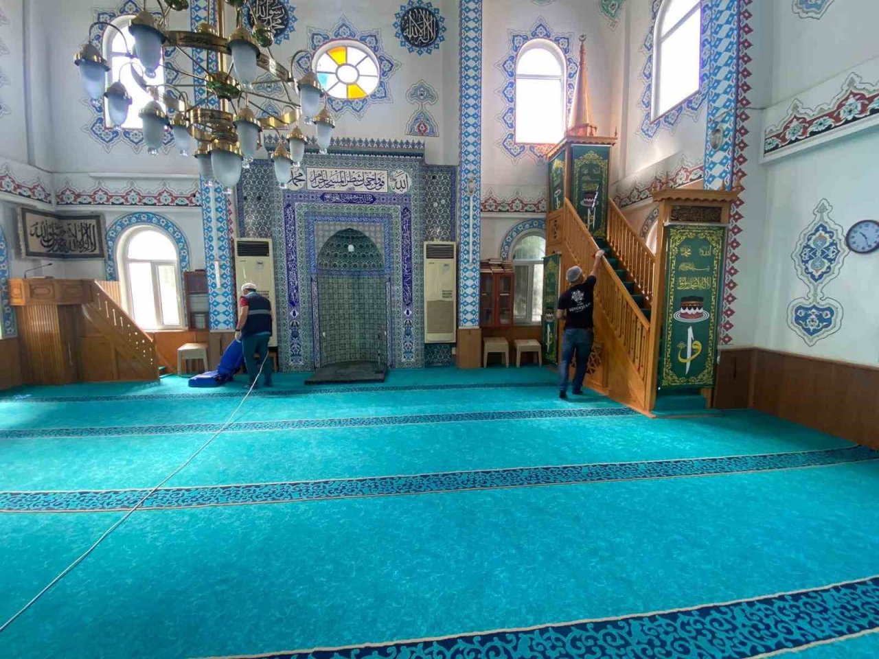 Aydın’da camiler bayrama hazır