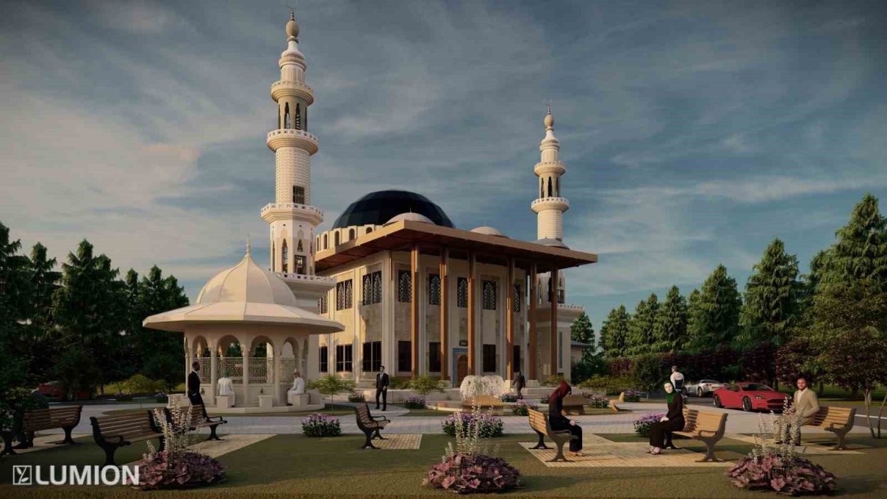 Koçarlı’da hayırseverlerin bağışladığı arsada cami yapımına başlandı