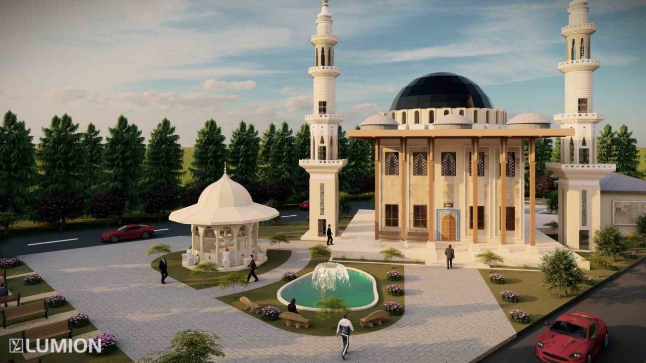 Koçarlı’da hayırseverlerin bağışladığı arsada cami yapımına başlandı