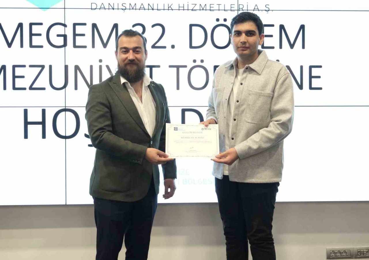 MEGEM 32’nci dönem mezunlarını verdi