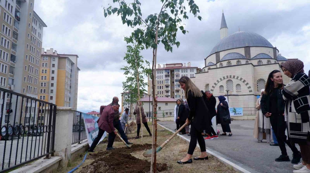 Erzurum Sağlık Müdürlüğü’nden fidan dikimi