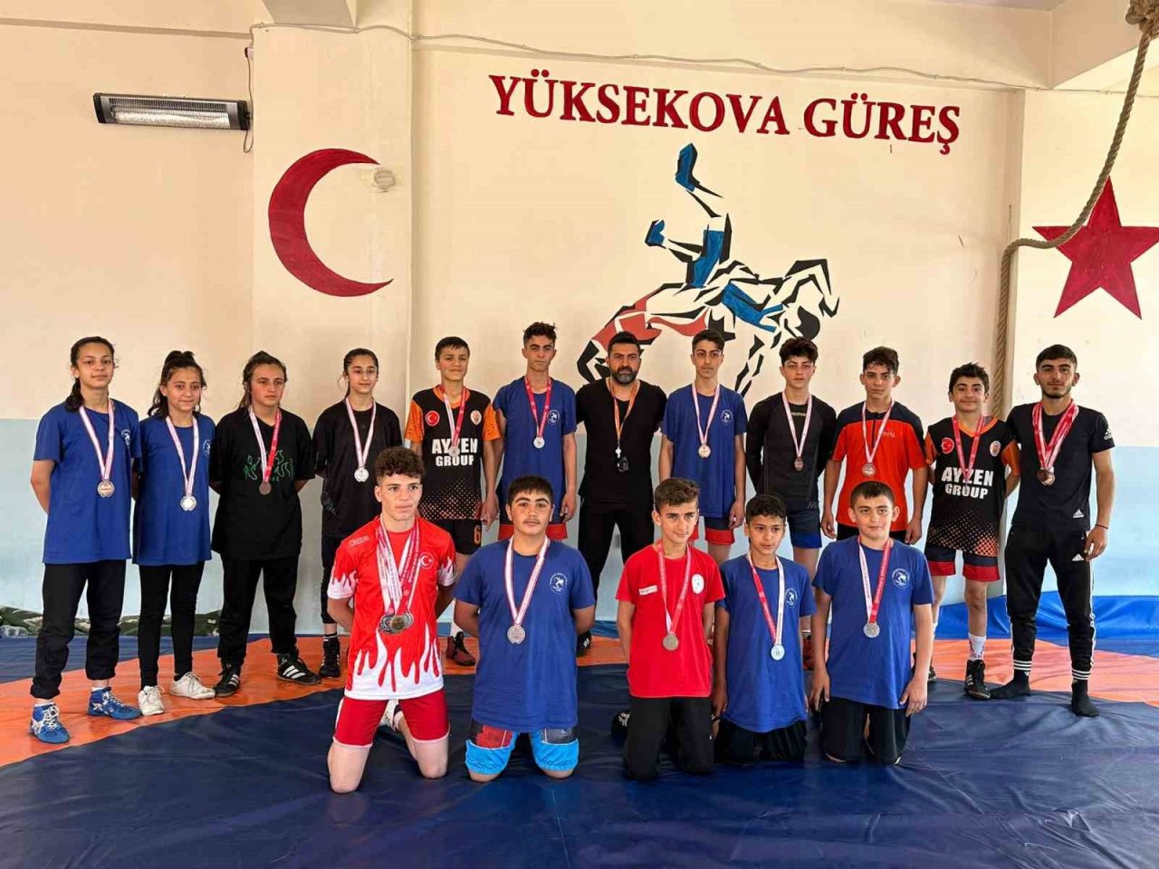 Yüksekovalı güreşçiler dünya şampiyonasına hazırlanıyor