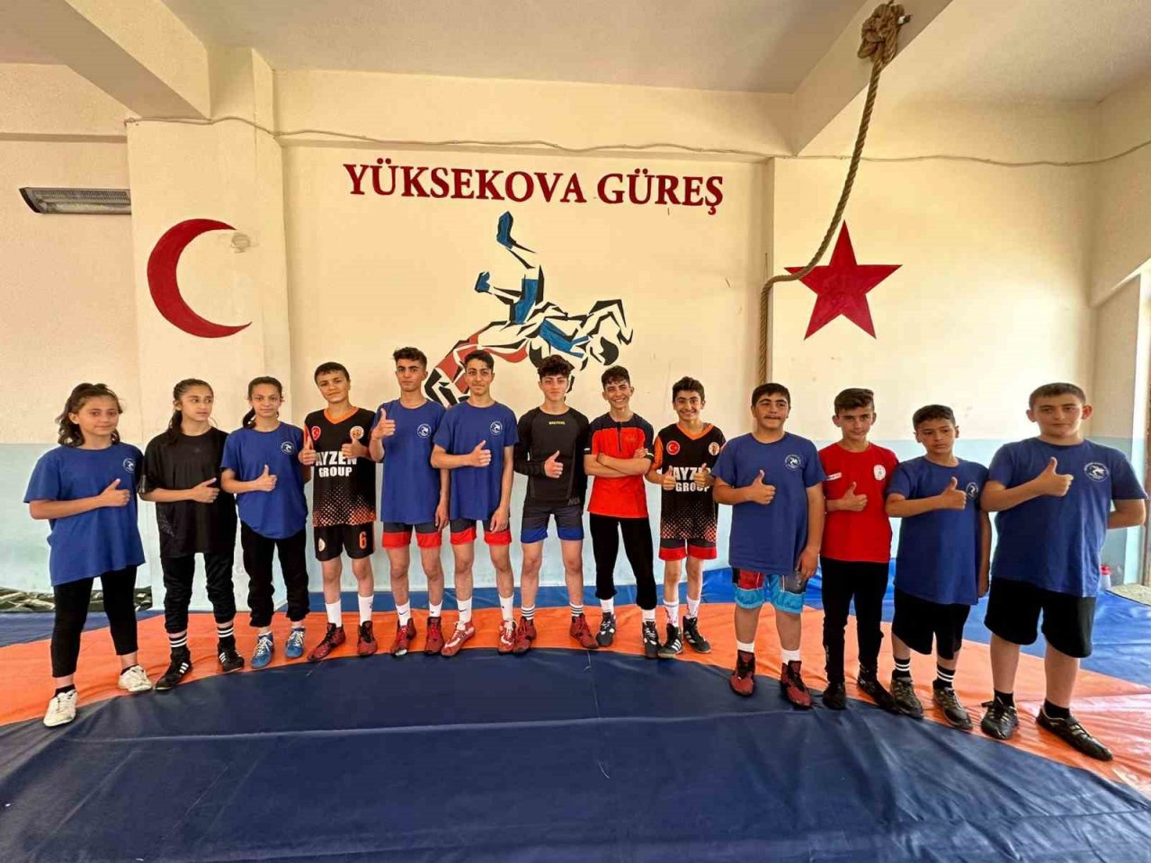 Yüksekovalı güreşçiler dünya şampiyonasına hazırlanıyor