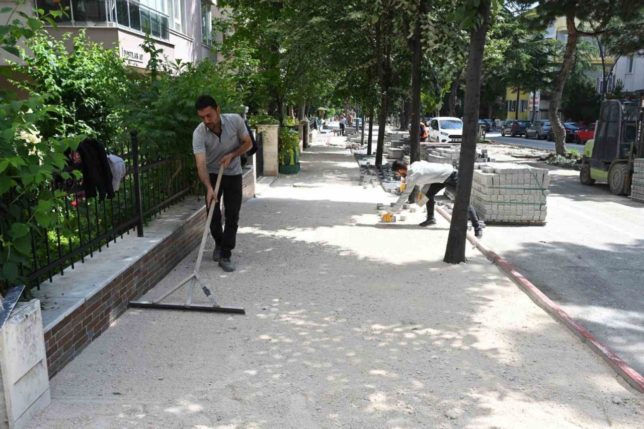 İstasyon Caddesindeki çalışmalarda sona gelindi