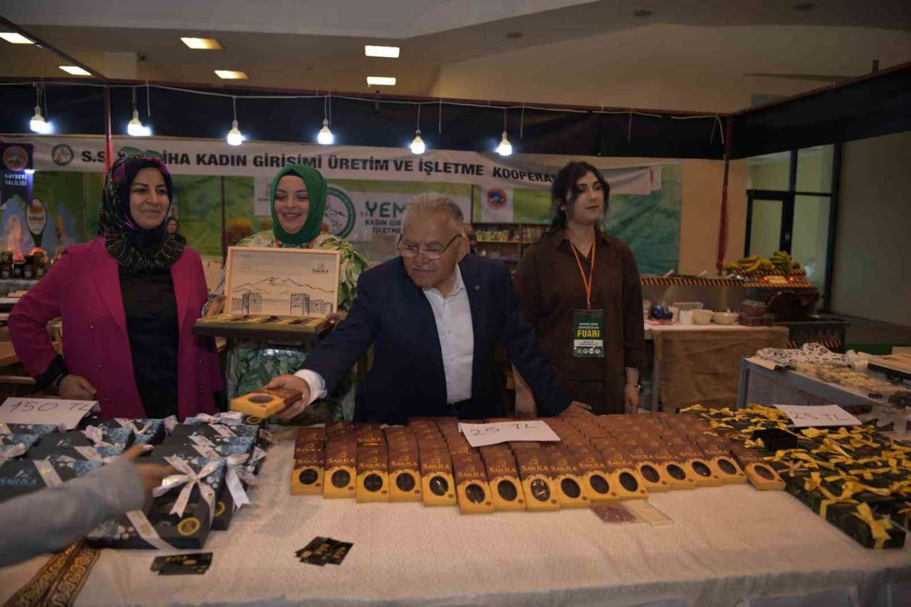 Başkan Büyükkılıç’a üreten kadınlardan teşekkür