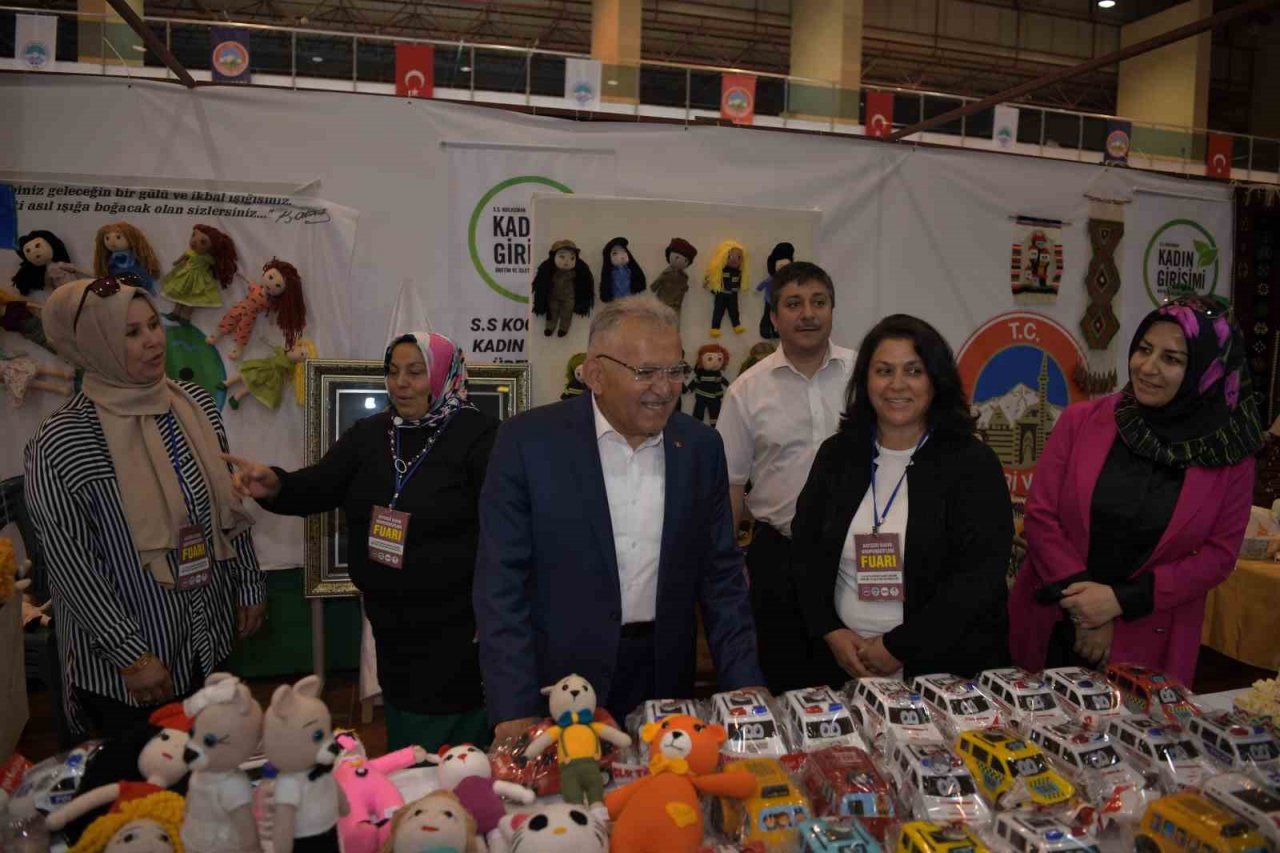 Başkan Büyükkılıç’a üreten kadınlardan teşekkür