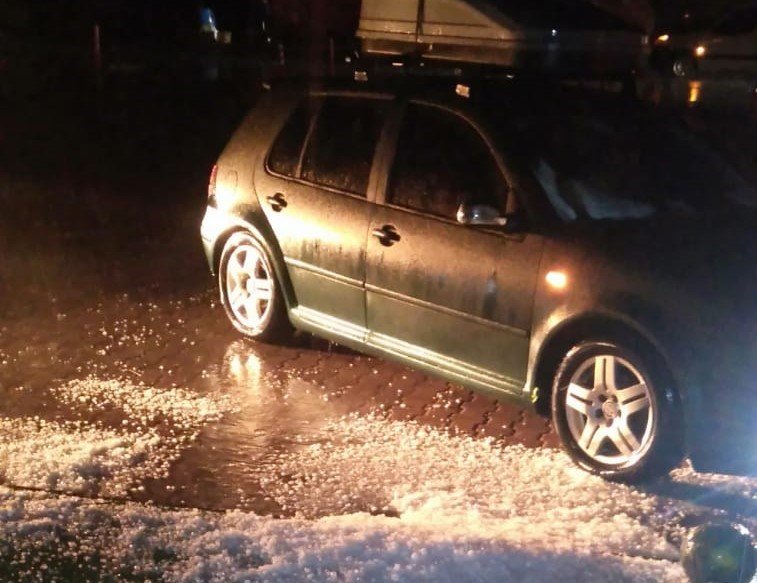 Malatya’da dolu yağışı kayısı bahçelerine zarar verdi