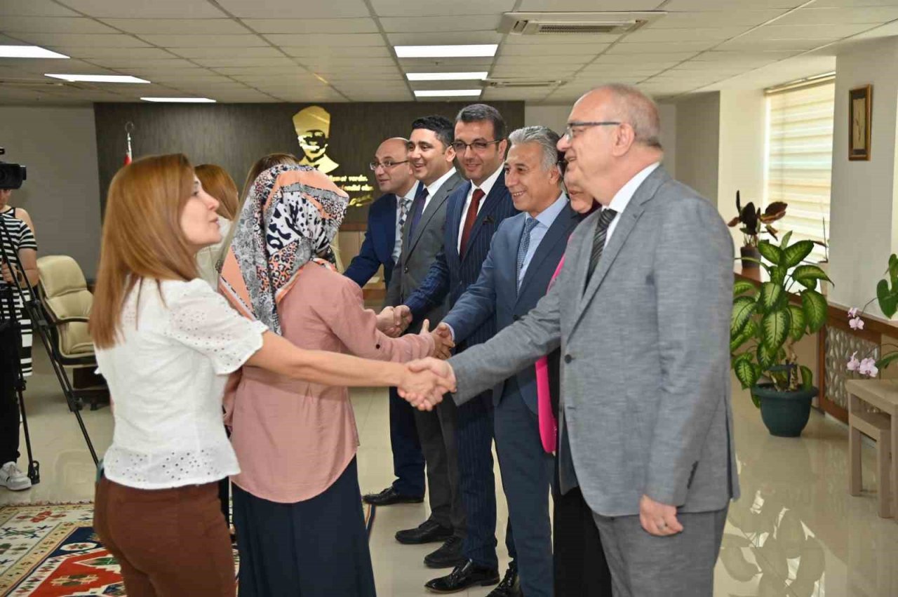 Başkan Ergün, MASKİ personeli ile bayramlaştı