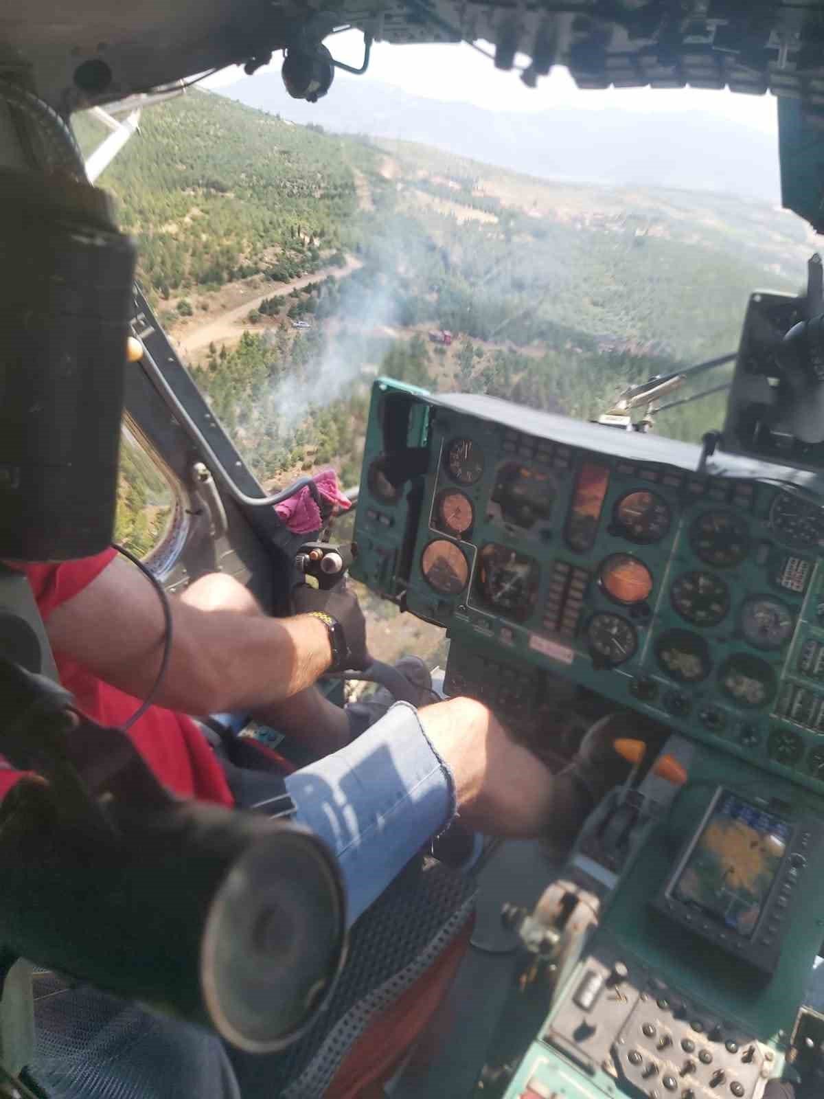 Manisa’da orman yangını