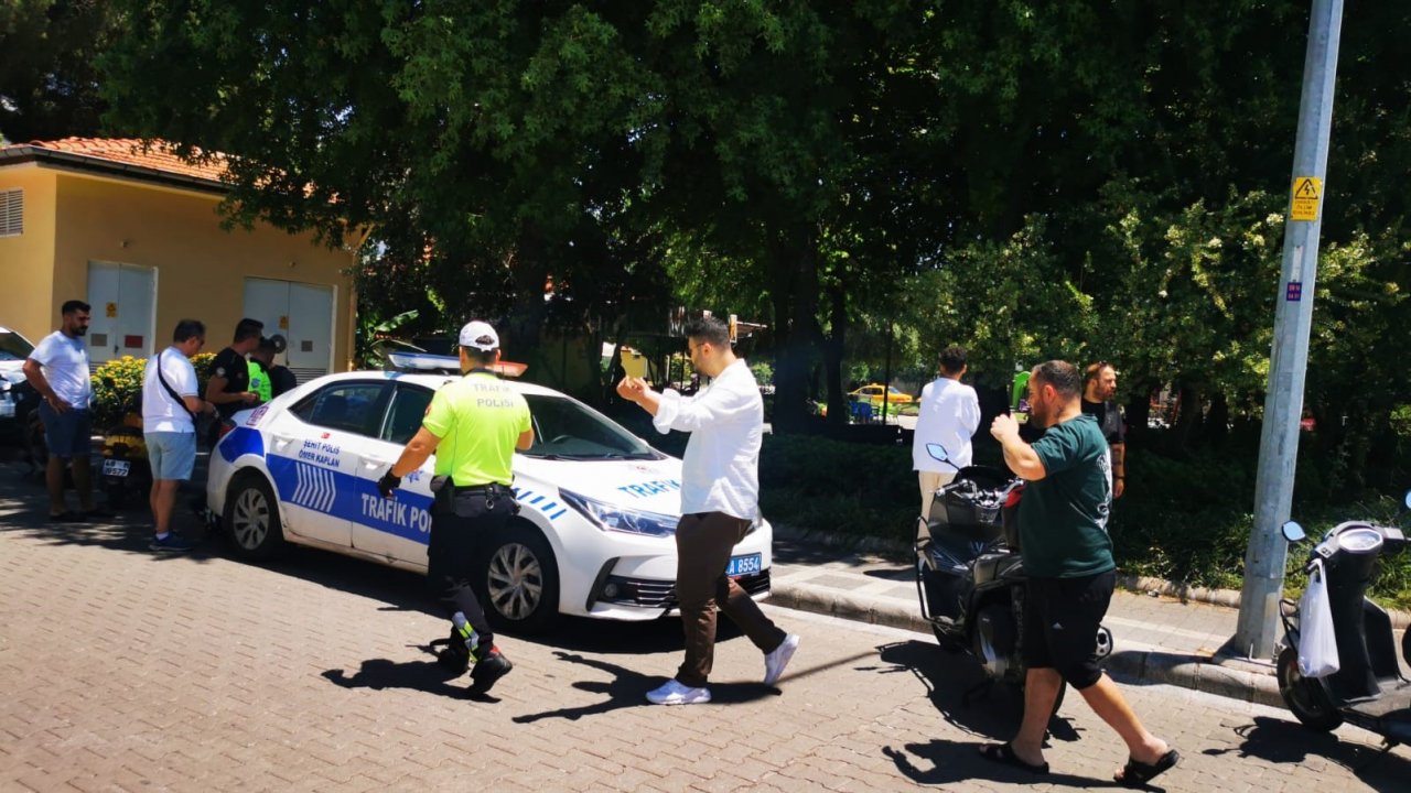 Marmaris’te kasksız trafiğe çıkanlara ağır cezalar yazılıyor