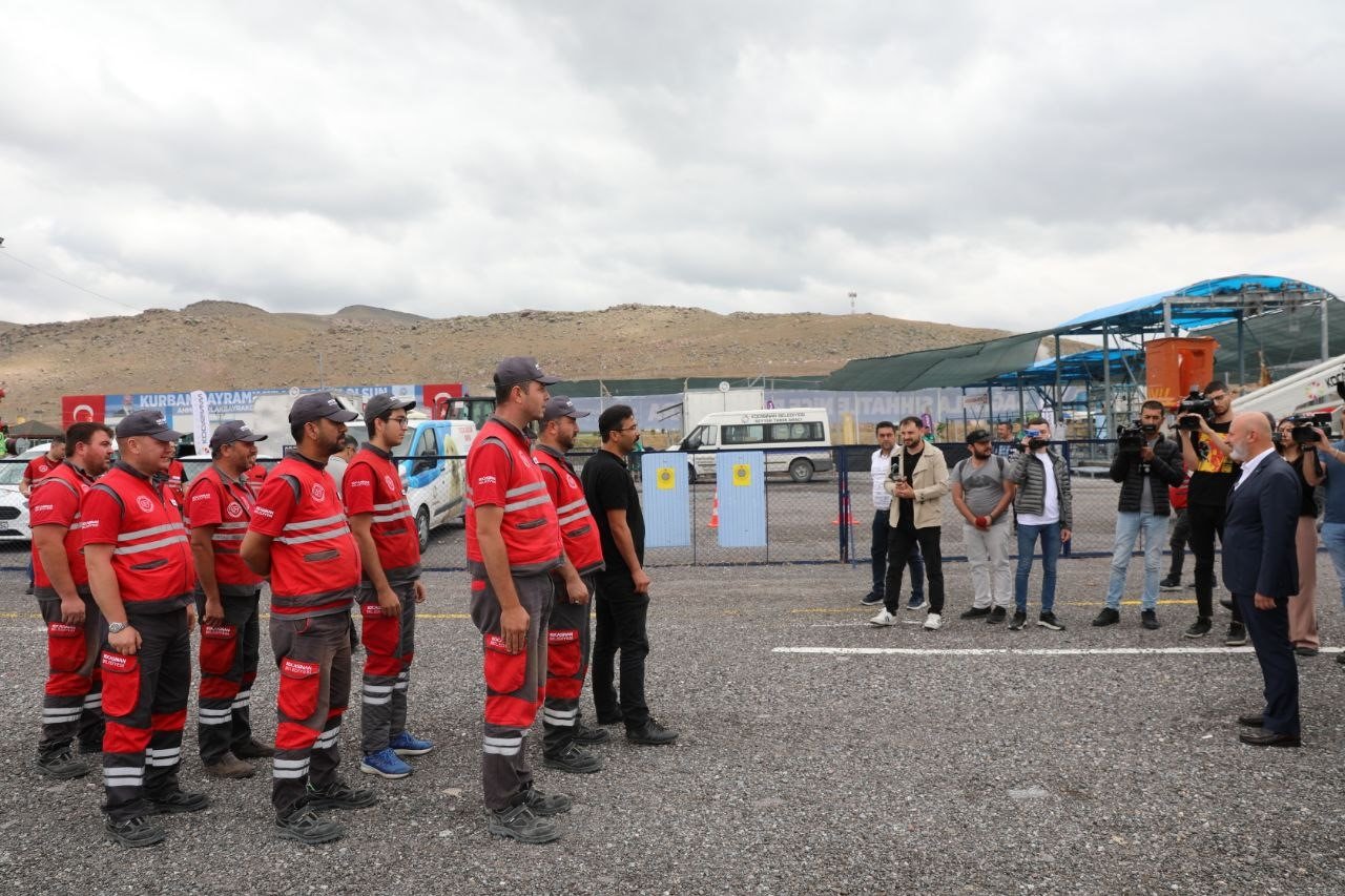 Kocasinan Belediyesi, ‘kurban tatbikatı’ yaptı