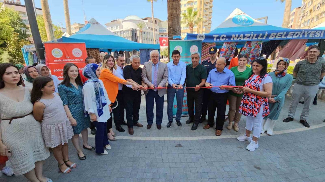 Nazilli’de aile sosyal destek merkezi ve sergi açılışı gerçekleştirildi