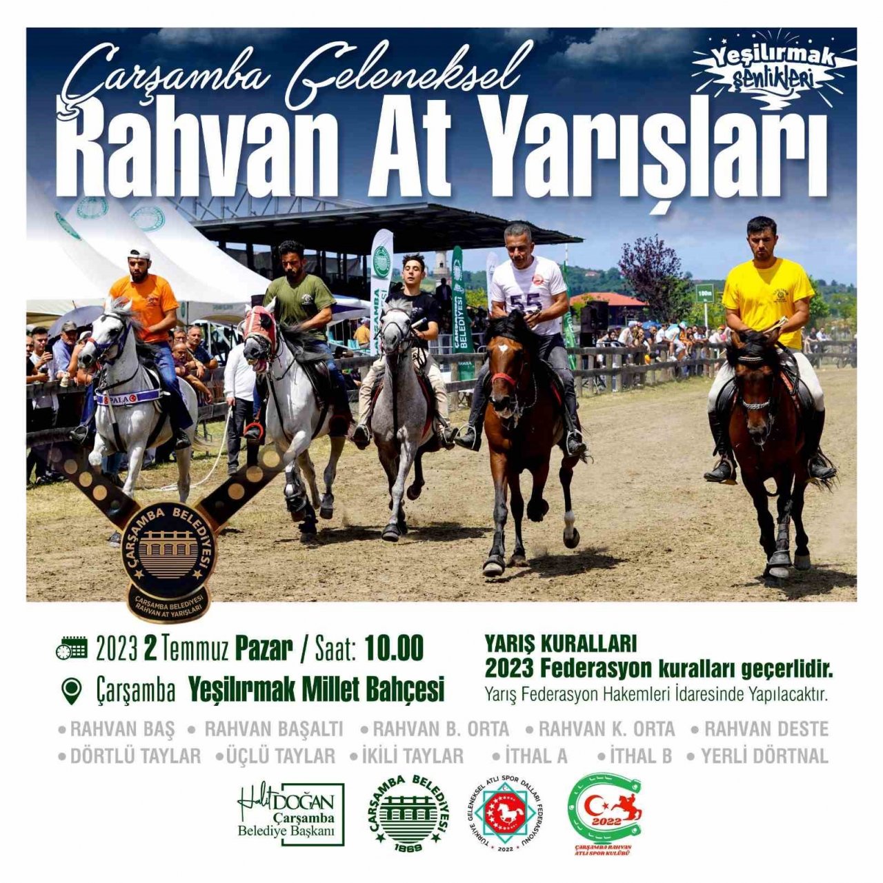 Çarşamba Yeşilırmak Şenlikleri başlıyor