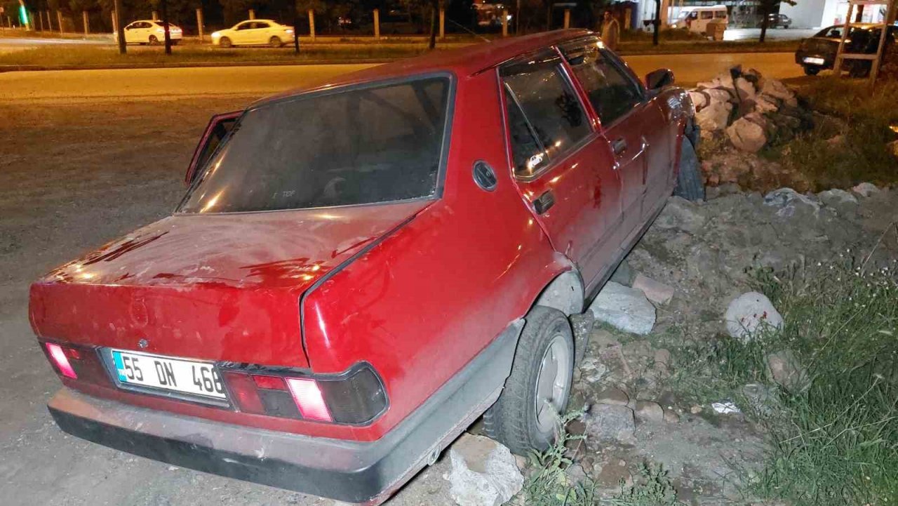 Samsun’da otomobil yayaya çarptı: 1 yaralı