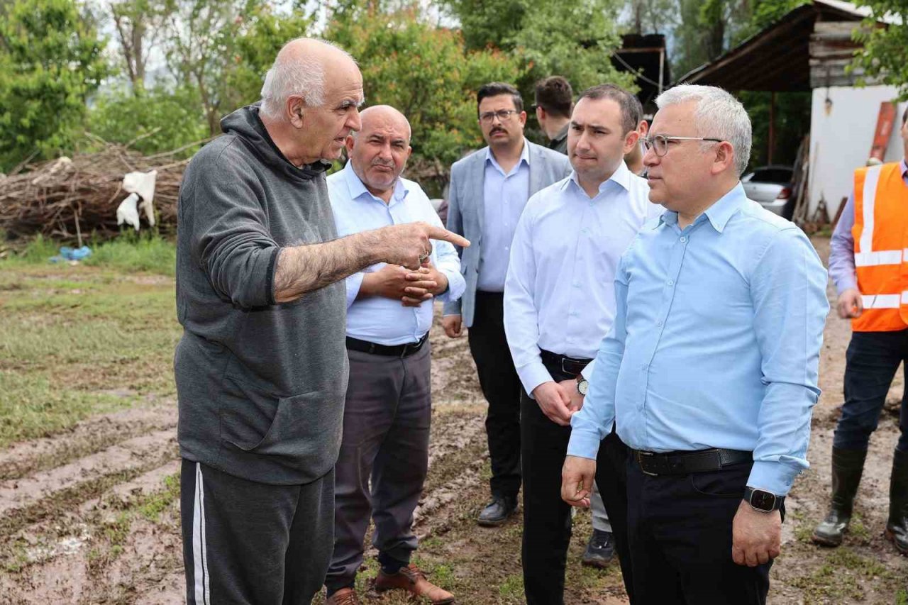 Yağışlardan Zarar Gören Çiftçilerin Mağduriyeti Giderilecek