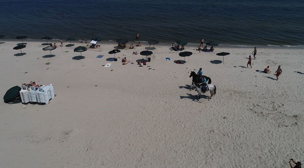 Sahilde atlı devriye başladı: Tekirdağ sahilleri atlara emanet