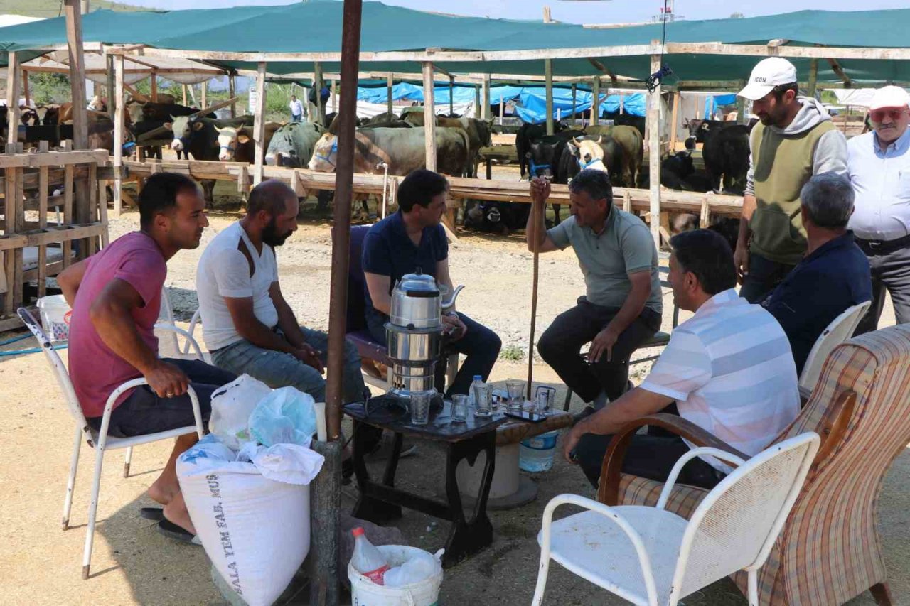 Yalova Belediyesi’nden bayram öncesi mezarlıklarda çalışma