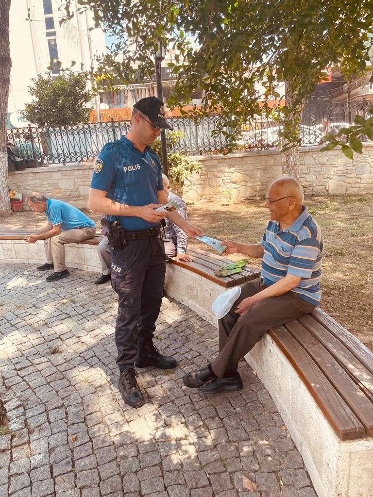 Aydın’da polisten dolandırıcılığa karşı broşürlü uyarı