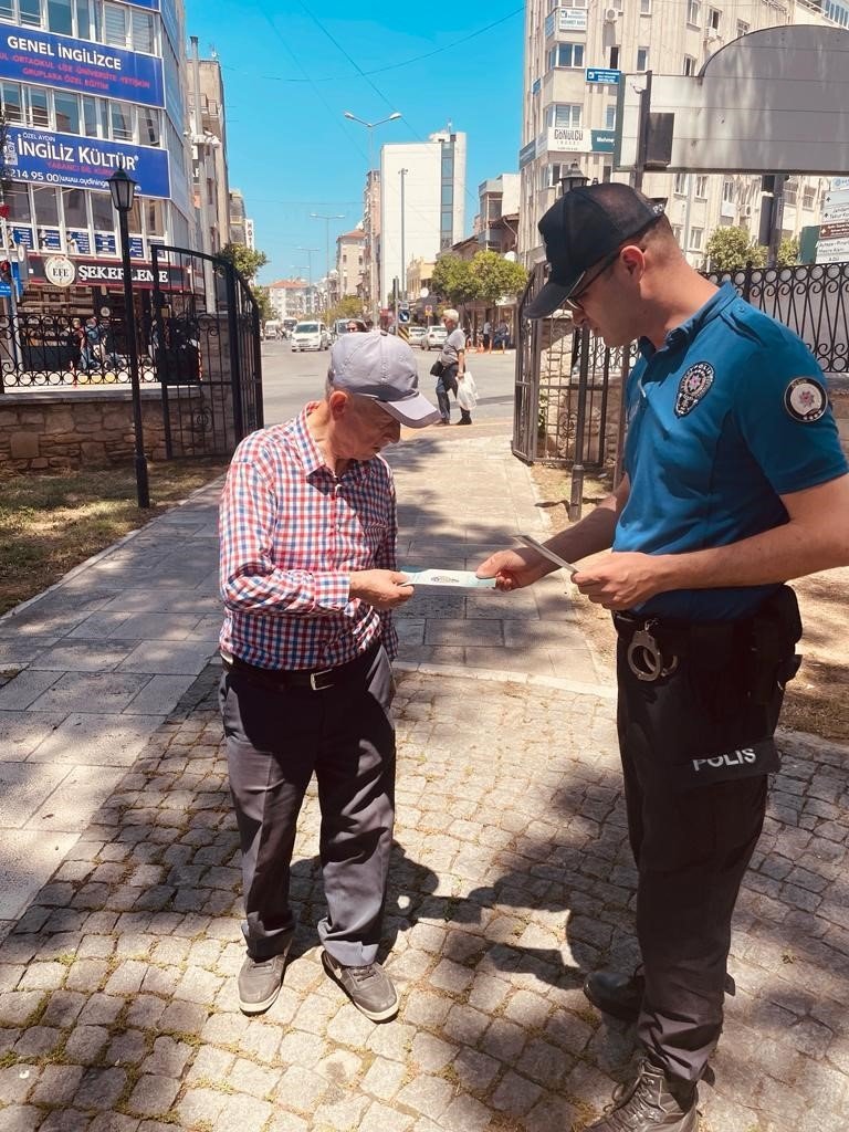 Aydın’da polisten dolandırıcılığa karşı broşürlü uyarı