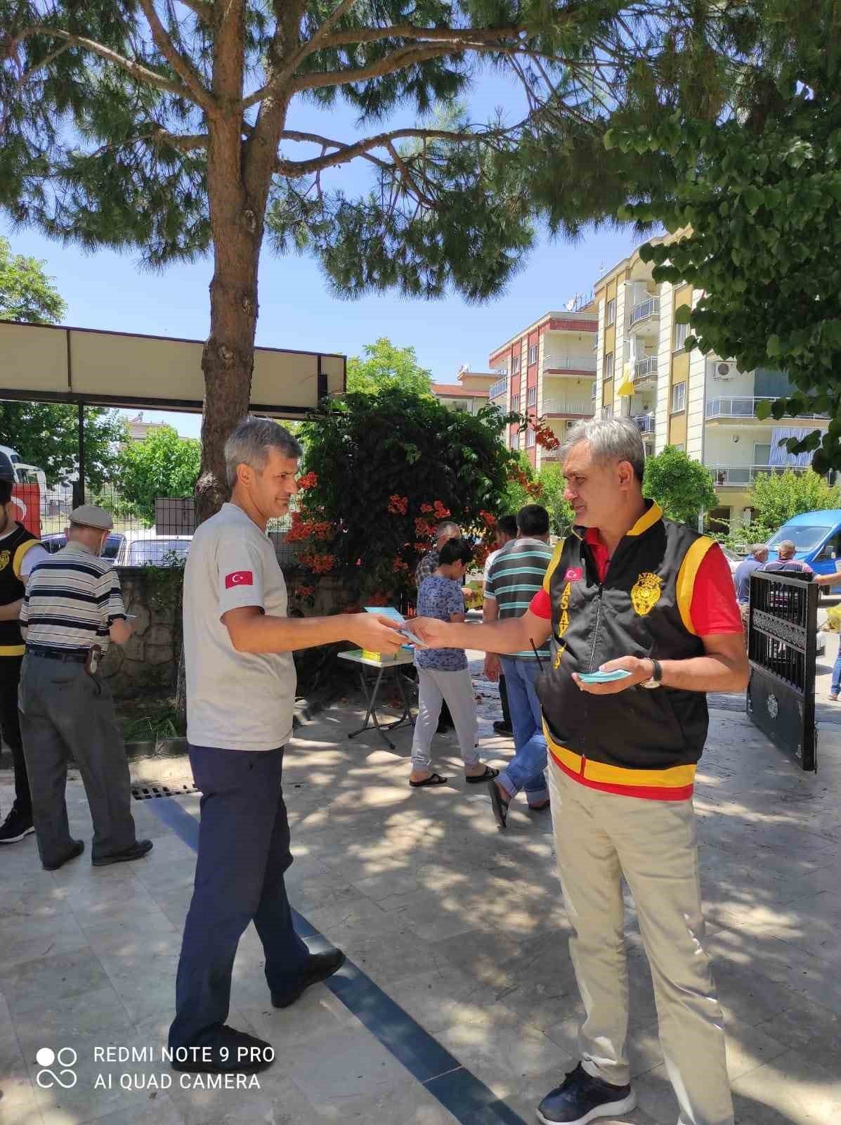 Aydın’da polisten dolandırıcılığa karşı broşürlü uyarı