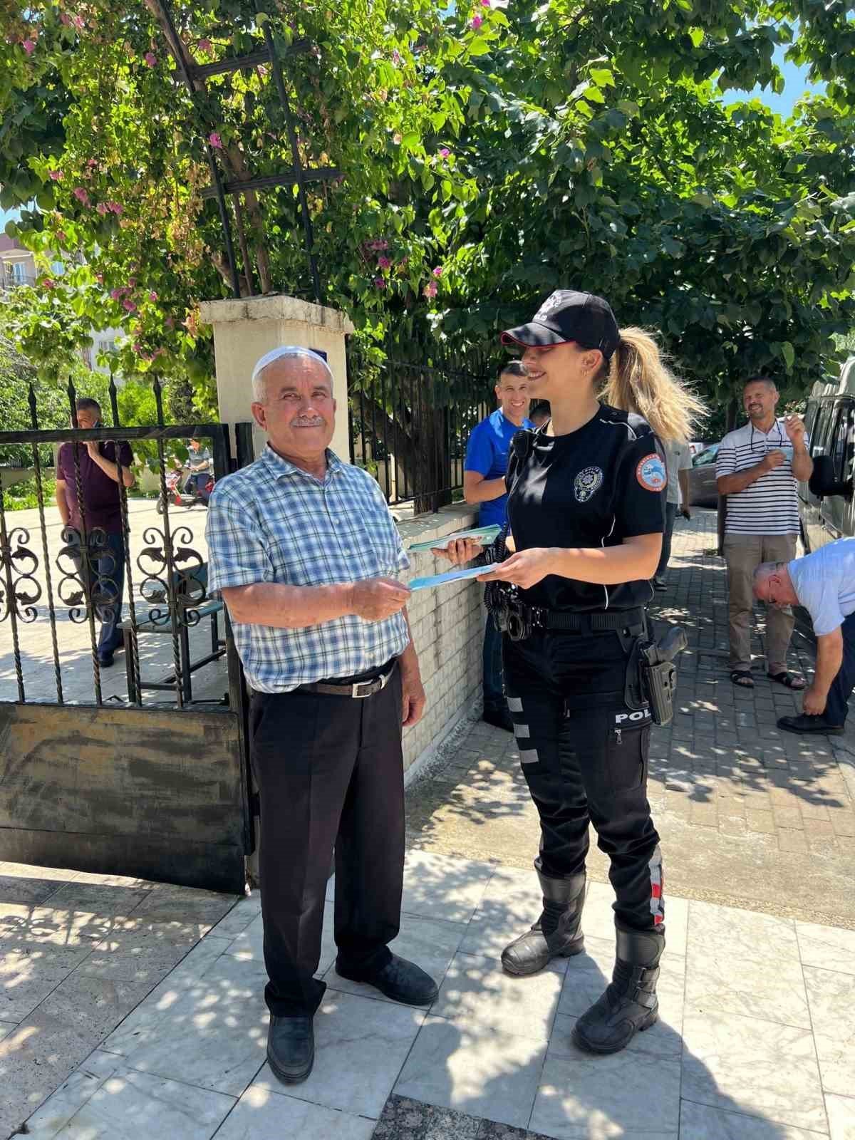 Aydın’da polisten dolandırıcılığa karşı broşürlü uyarı