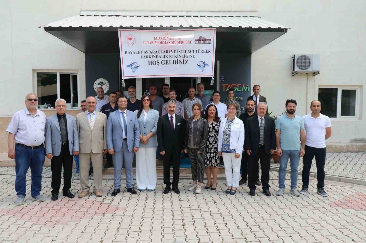 Elazığ’da ‘Hayalet Av Araçları ve İstilacı Türler Farkındalık Projesi’ çalıştayı