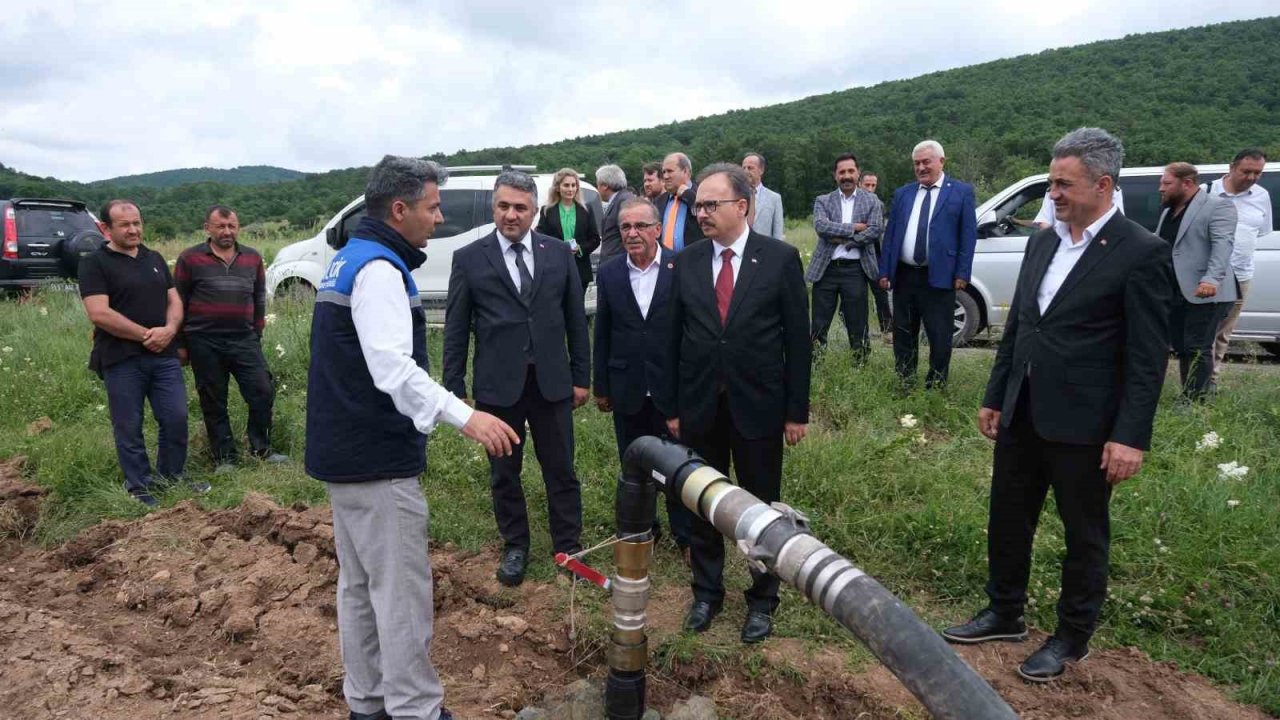 Osmaneli Yaylaları Sulanıyor, Tarımsal Üretim Katlanıyor