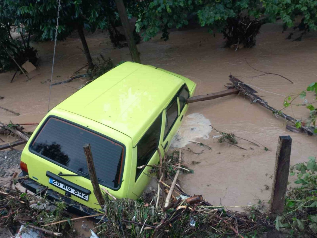 Giresun’da sel