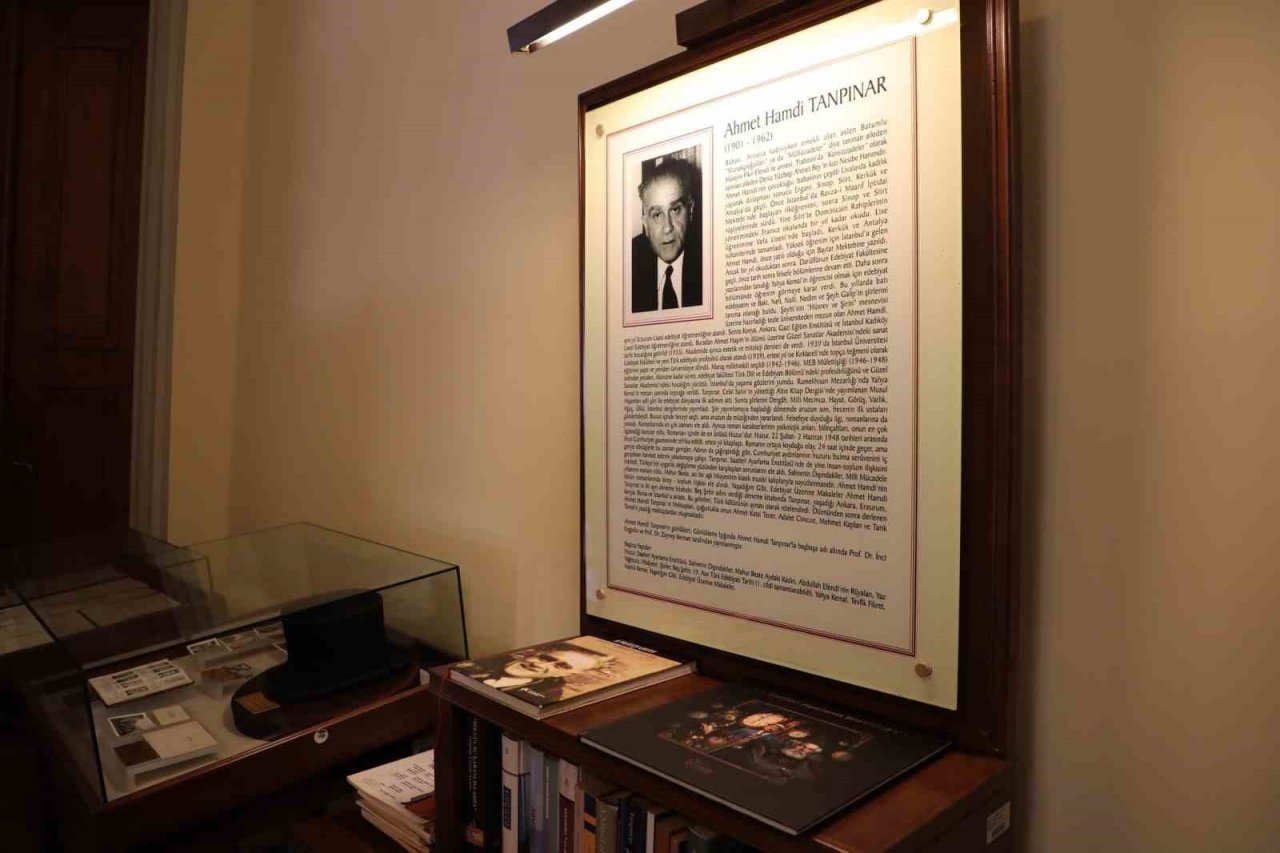 Tanpınar’ın doğum yıl dönümüne özel sergi
