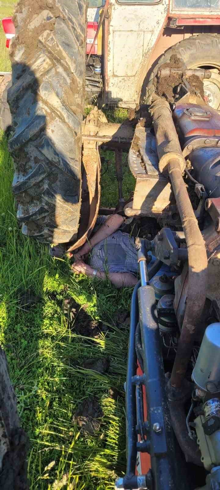 Traktörün altında kalan yaşlı adam hayatını kaybetti