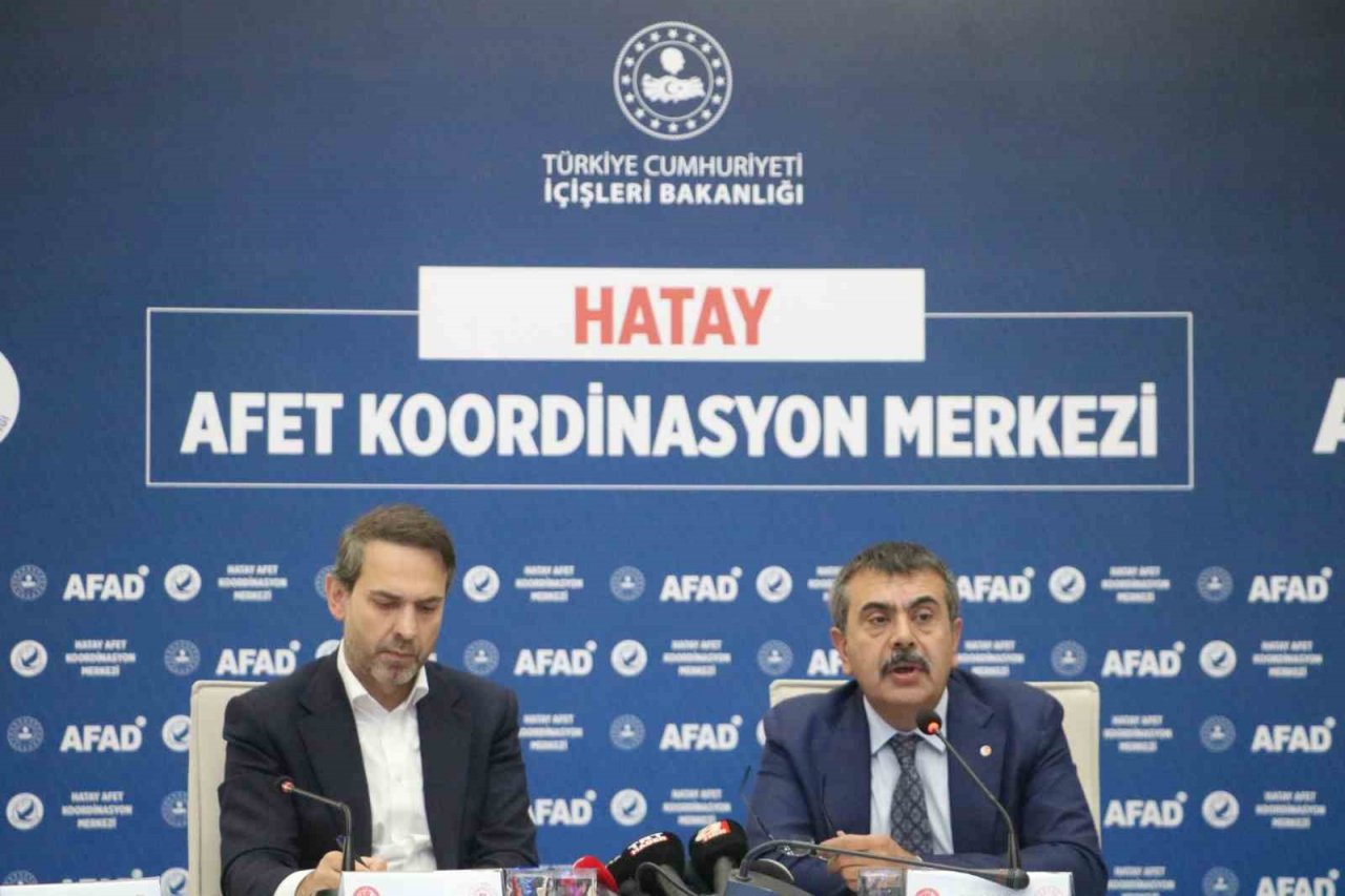 Bakanlar Tekin ve Bayraktar Hatay’da