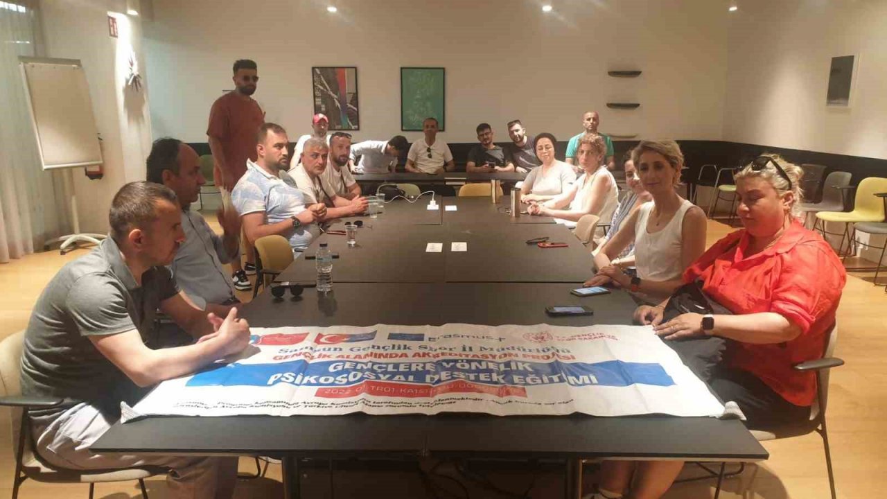 Samsun Gençlik ve Spor Müdürlüğü çalışanlarına İspanya’da eğitim