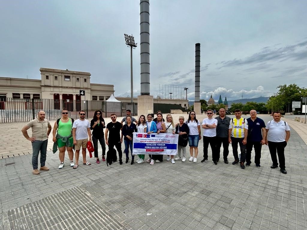 Samsun Gençlik ve Spor Müdürlüğü çalışanlarına İspanya’da eğitim