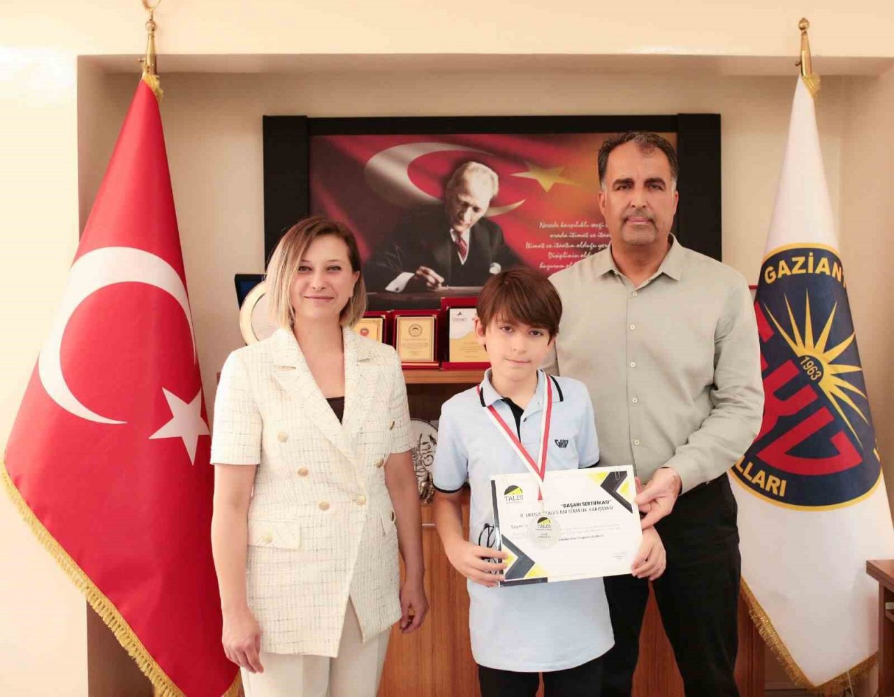 Gaziantep’te kolej öğrencilerinden Türkiye başarısı