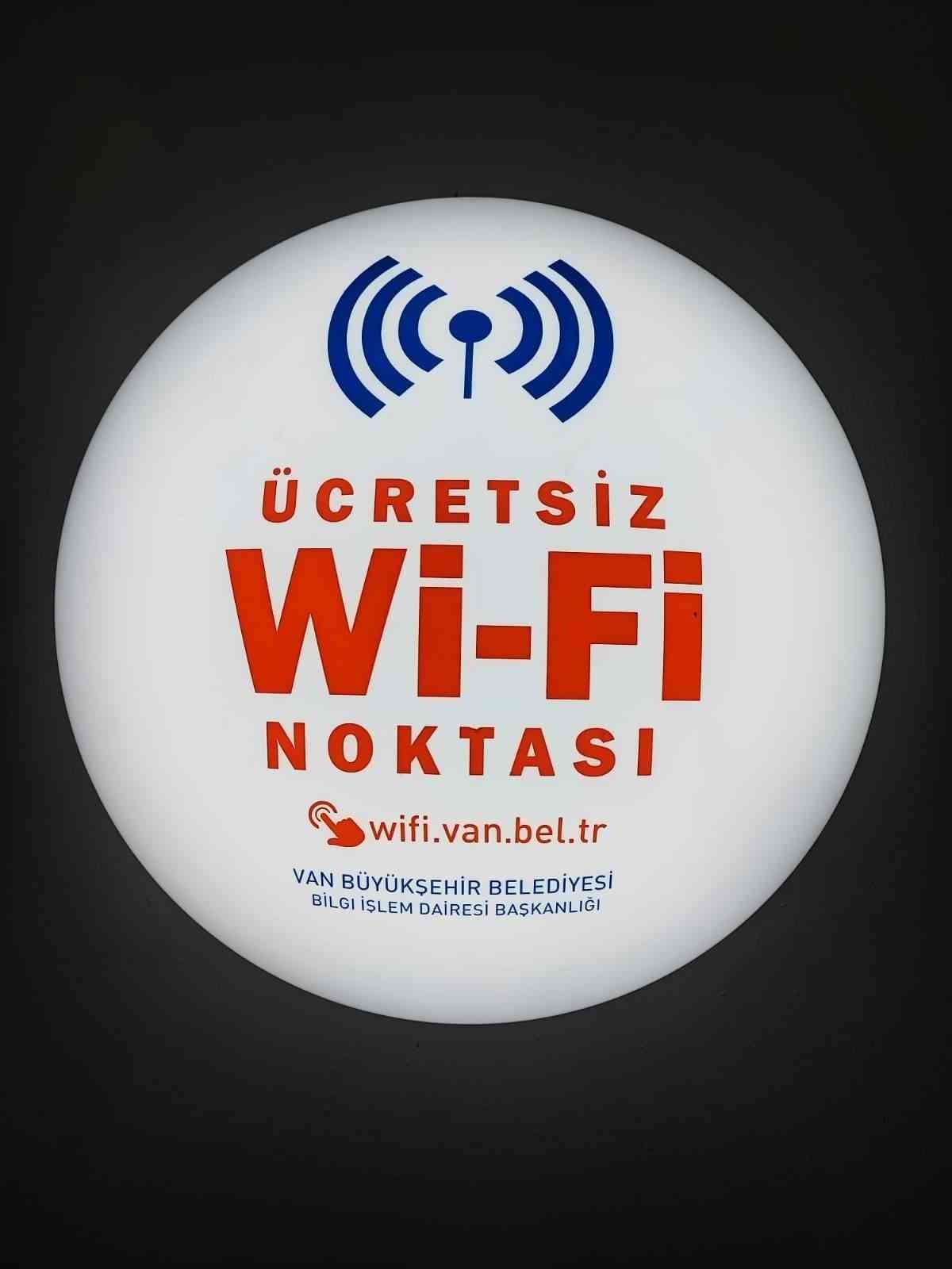 Van’da 96 noktaya ücretsiz wi-fi hizmeti