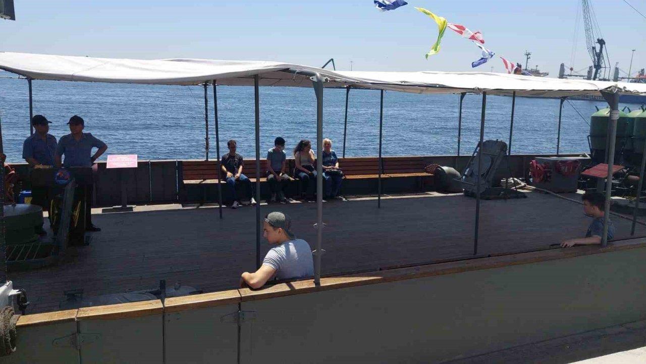 ‘Yüzen müze’ mayın gemisi Tekirdağ’da