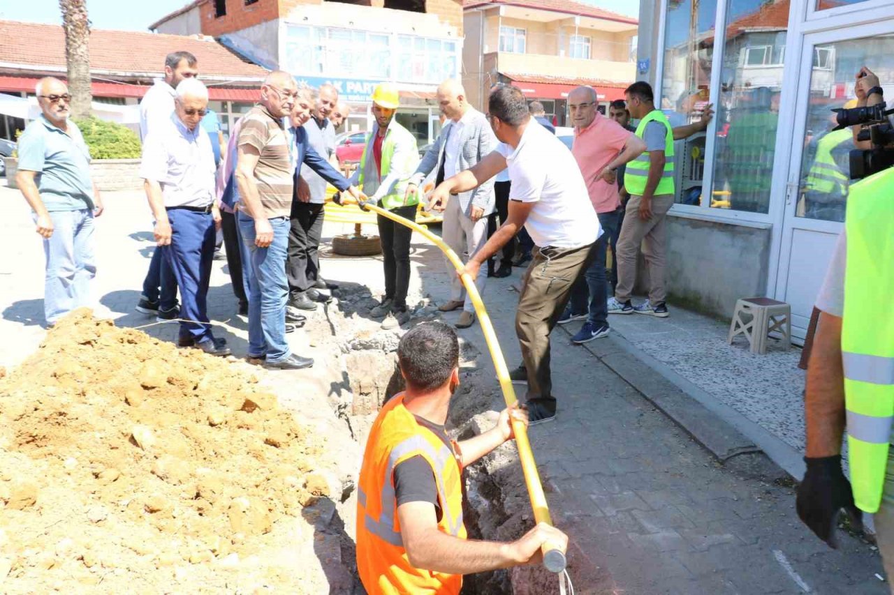 Kandilli’de doğal gaz için ilk kazma vuruldu