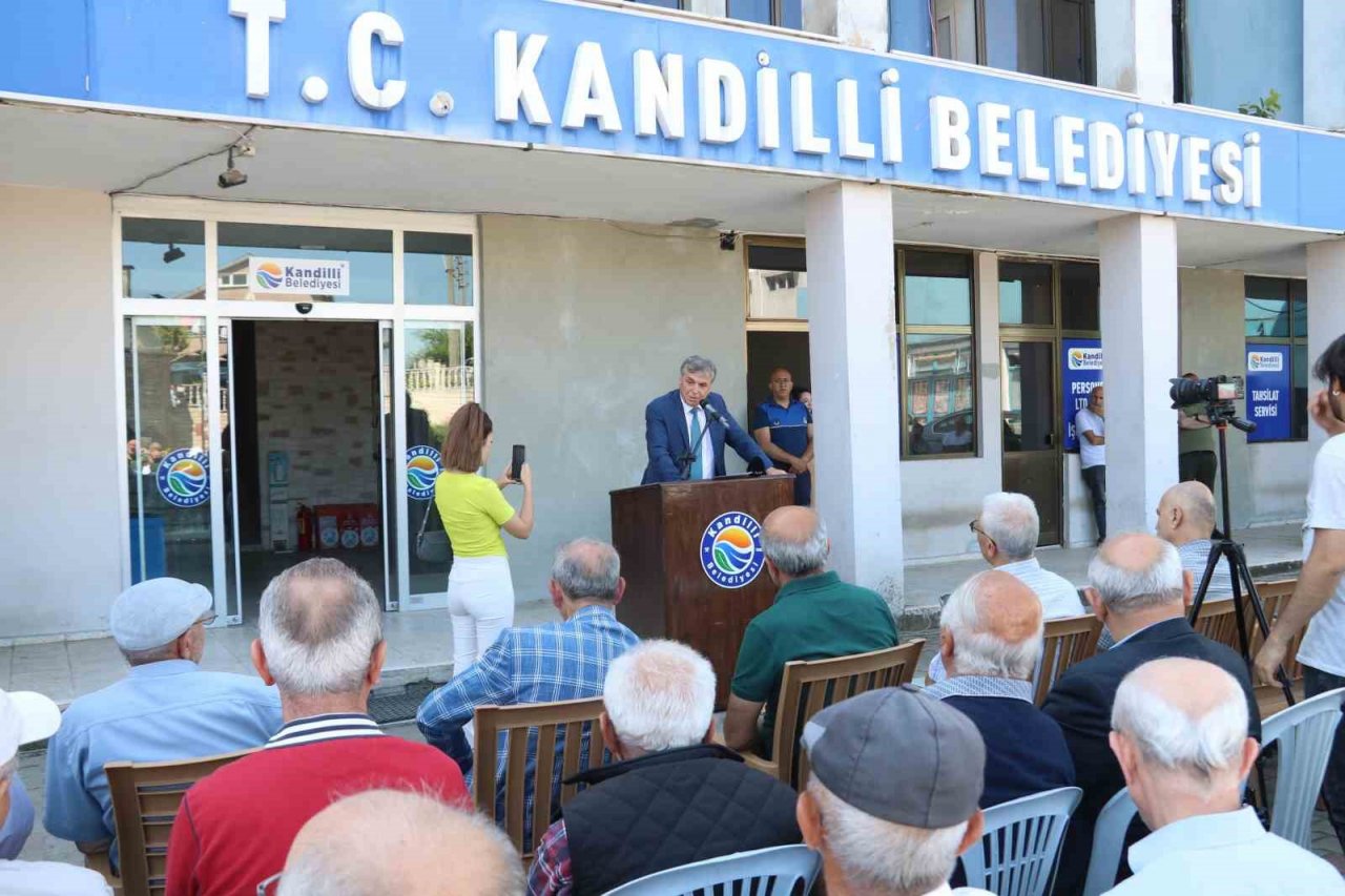 Kandilli’de doğal gaz için ilk kazma vuruldu