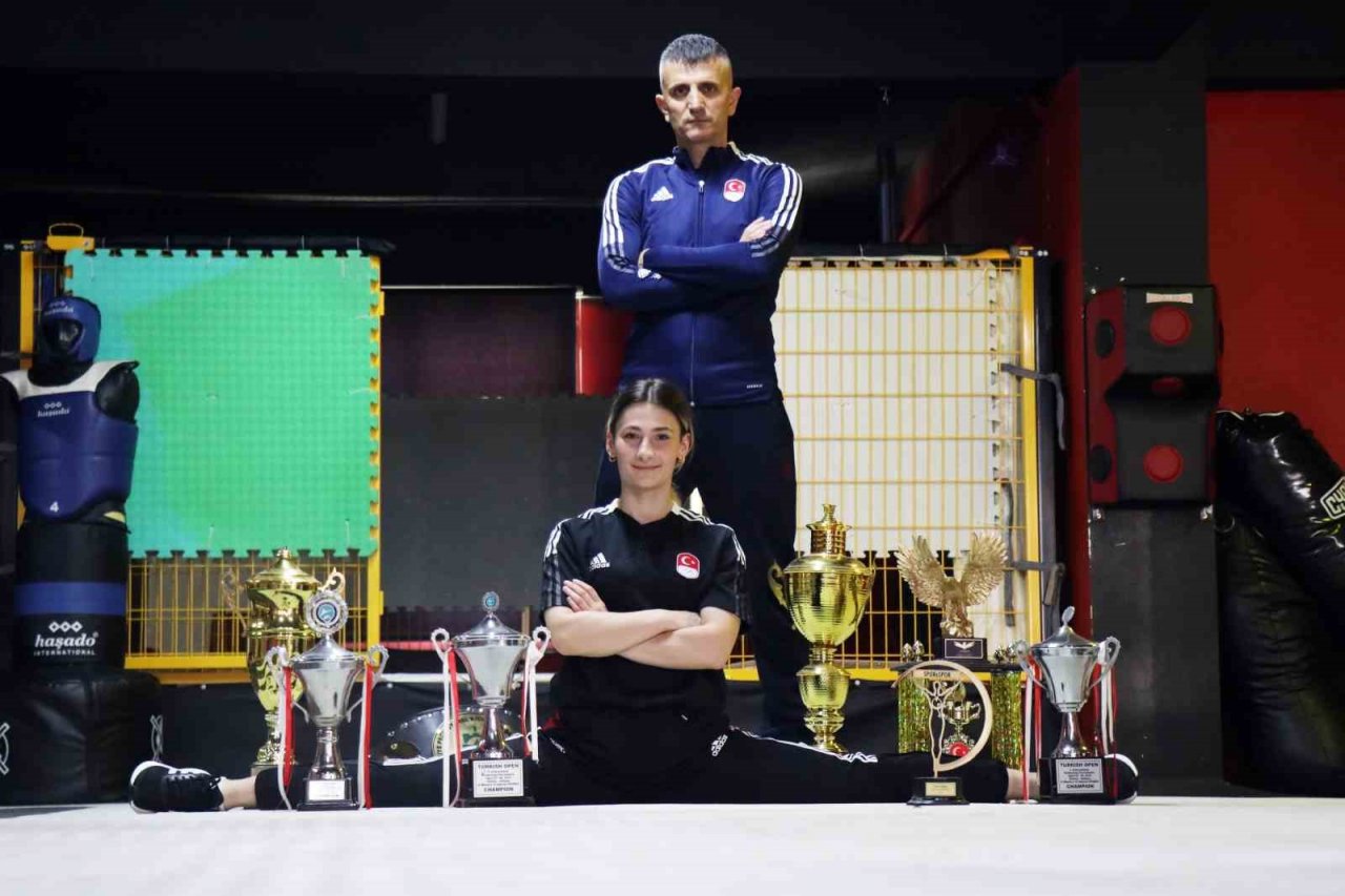 Yaşının 2 katı şampiyonluğu olan genç sporcu, ‘Avrupa Oyunları’ yolunda