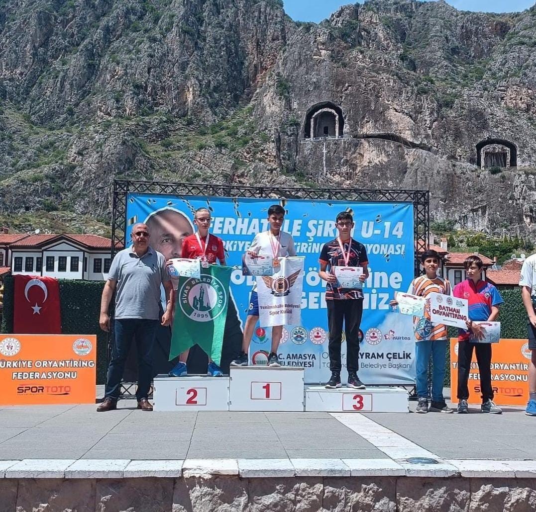 Oryantiringte Türkiye dereceleri geldi