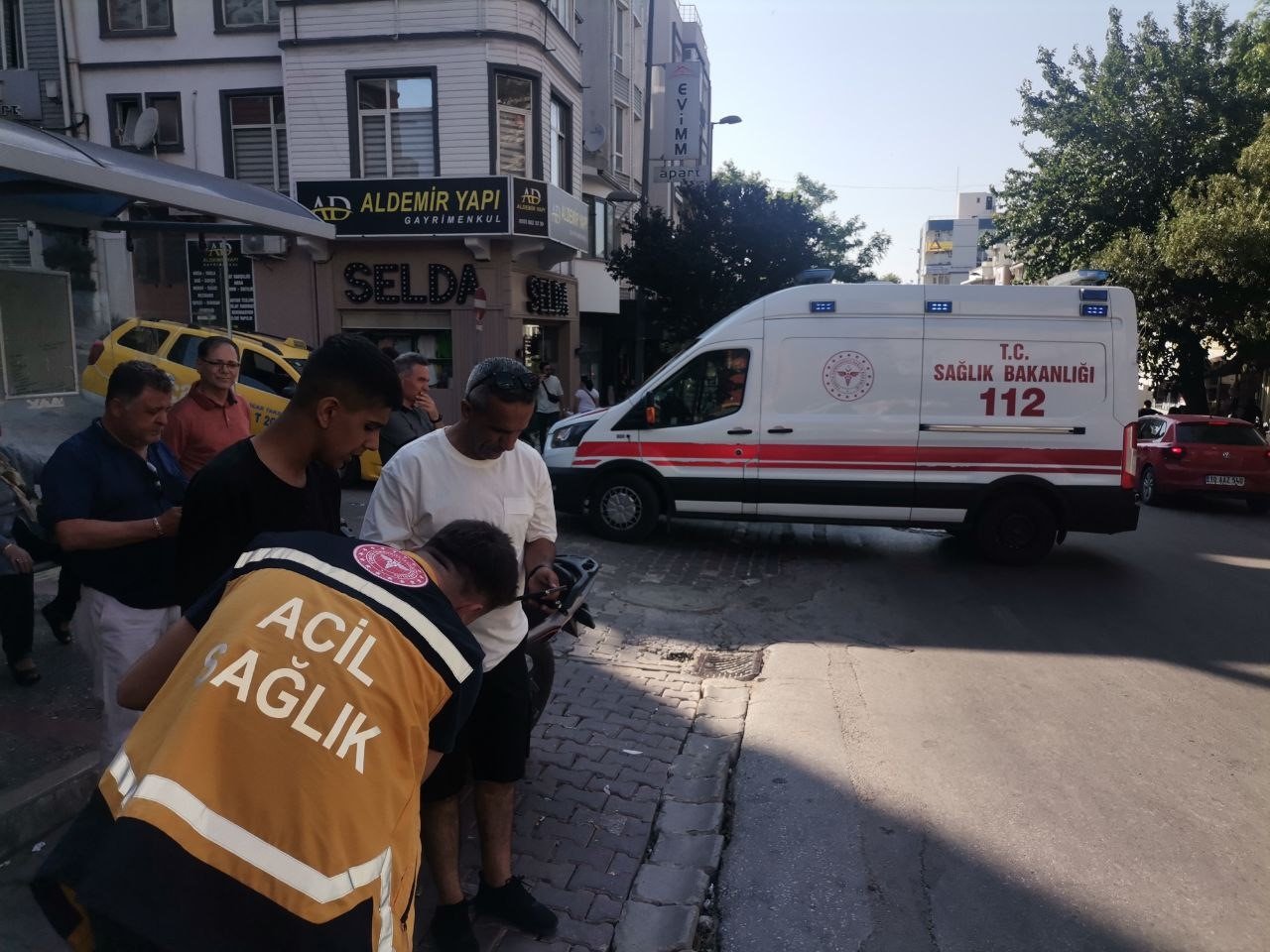 Bandırma’da trafik kazasında 1 kişi yaralandı