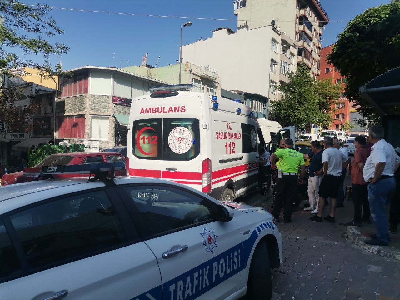 Bandırma’da trafik kazasında 1 kişi yaralandı