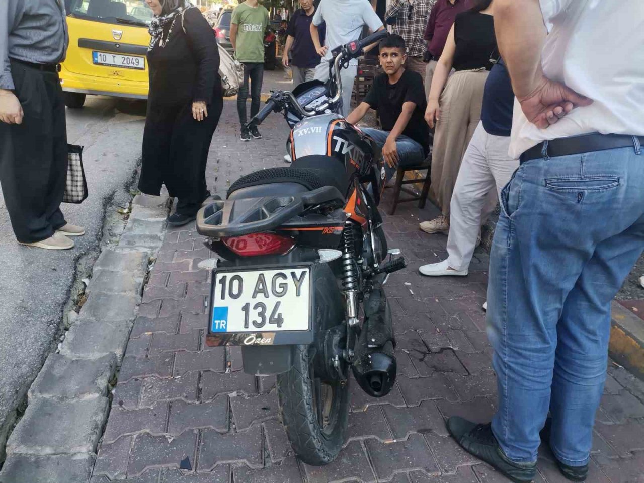 Bandırma’da trafik kazasında 1 kişi yaralandı