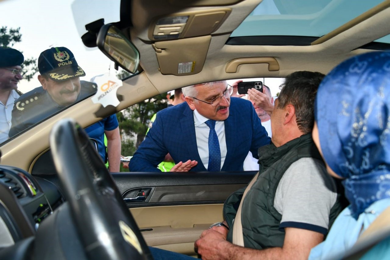 İstanbul’un Anadolu’ya açılan kapısı Bolu’da trafik tedbirleri üst seviyede